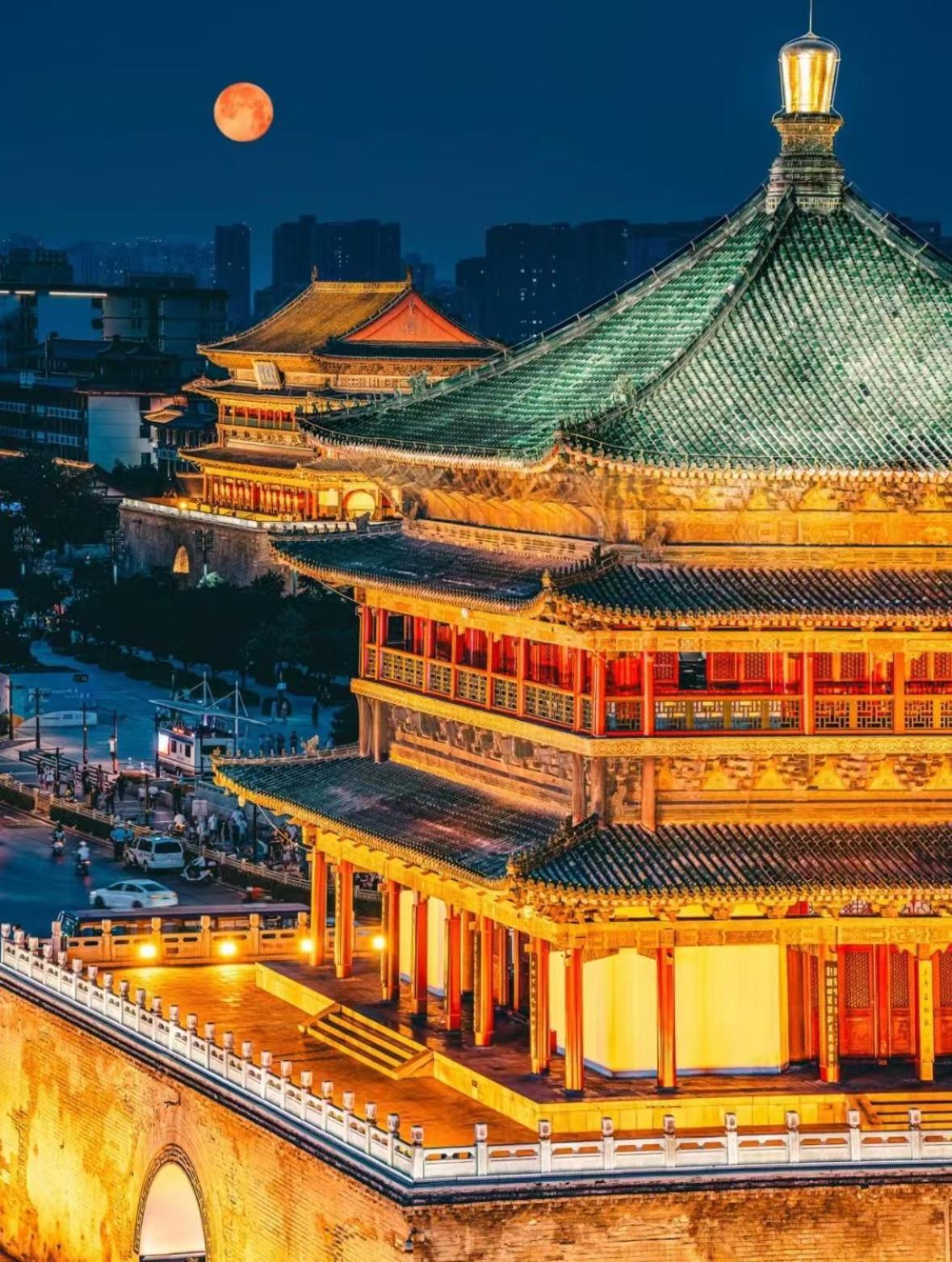 Honglu Garden Hotel Xi'An Bell And Drum Tower Huimin Street Store Dış mekan fotoğraf